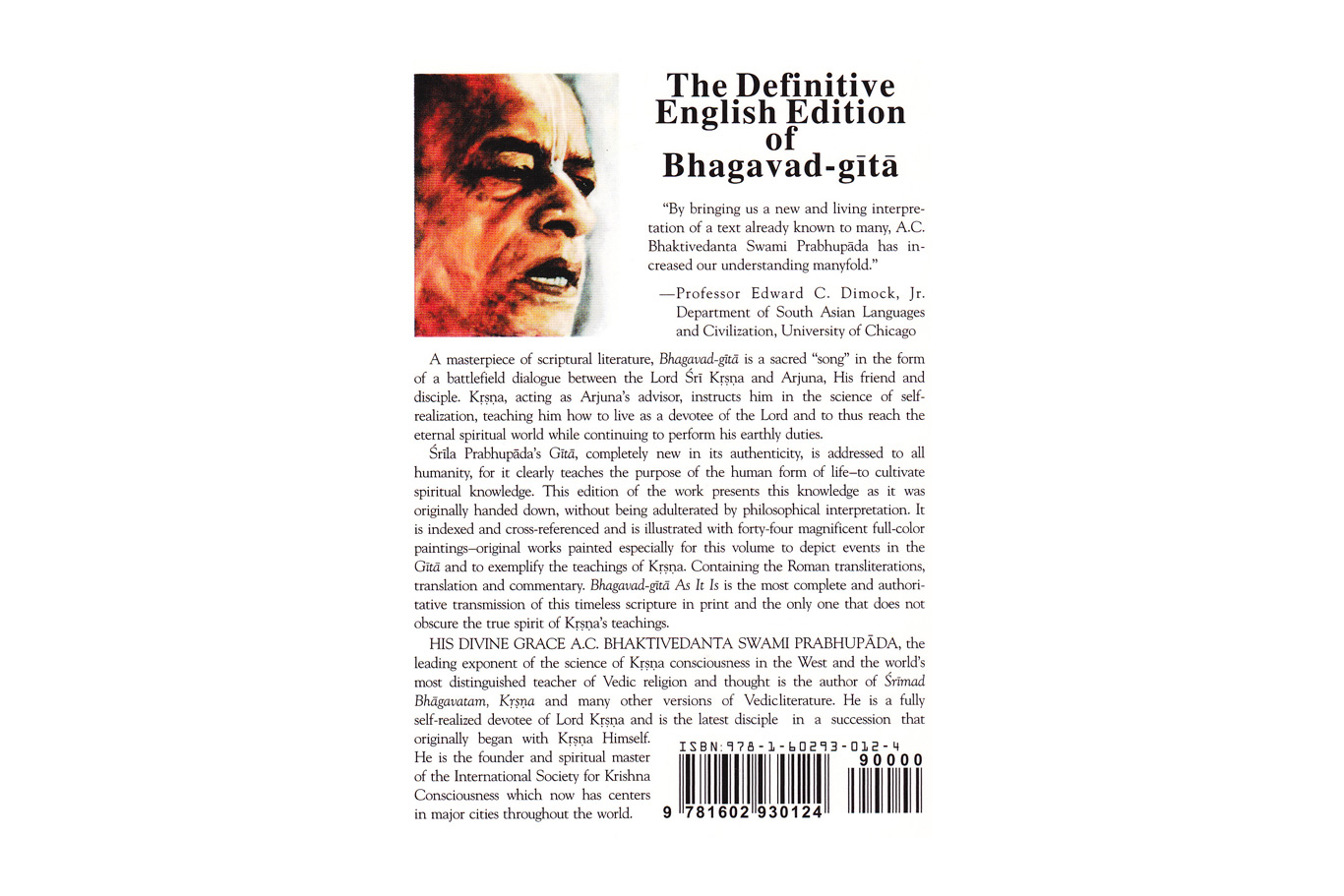 Pocket Bhagavad-Gita As It Is (Singular)